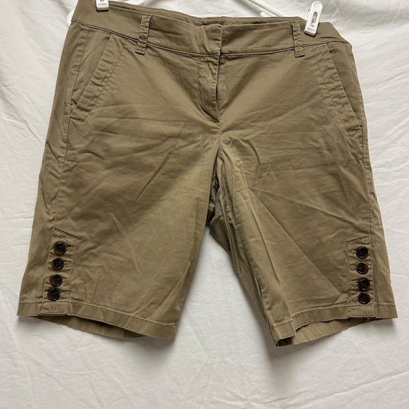 Ann Taylor Kahki Jean Shorts - Picture 1 of 6